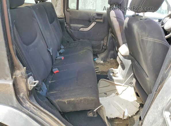 1C4BJWFG3GL188339 2016 JEEP WRANGLER Gray უკანა სავარძლების ხედი