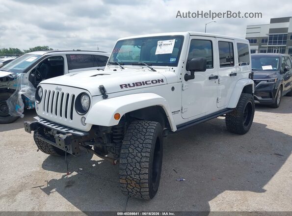 1C4BJWFG4HL547652 2017 JEEP WRANGLER UNLIMITED White Առջևի ձախ երեք քառորդ տեսարան