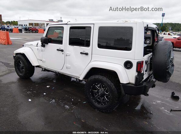 1C4BJWFG6JL832858 2018 JEEP WRANGLER White Trasero izquierdo
