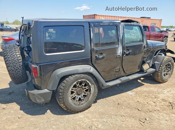 1C4BJWFGXGL298109 2016 JEEP WRANGLER Black Հետևի աջ