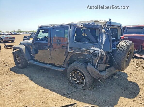 1C4BJWFGXGL298109 2016 JEEP WRANGLER Black Հետևի ձախ