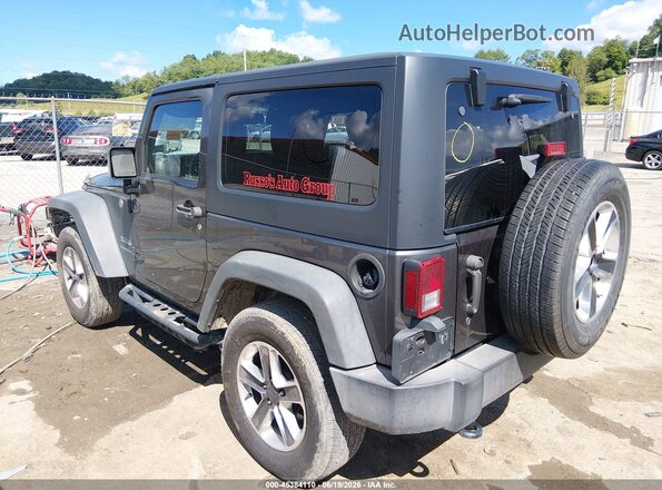 1C4GJWAG2GL183310 2016 JEEP WRANGLER Gray Rear left