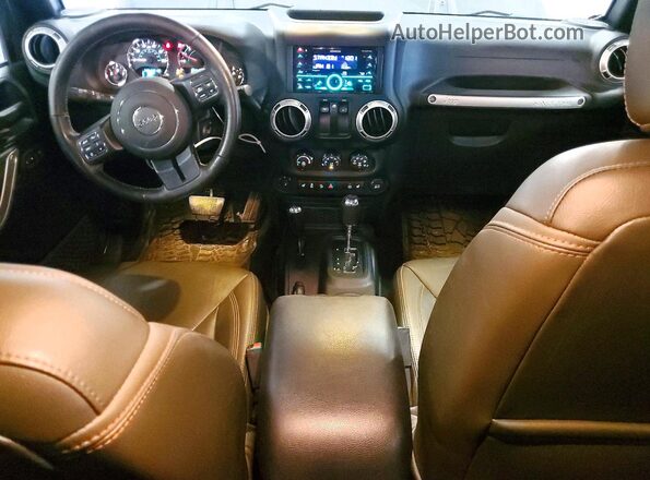 1C4GJWBG4GL297100 2016 JEEP WRANGLER Gray Vista del salpicadero