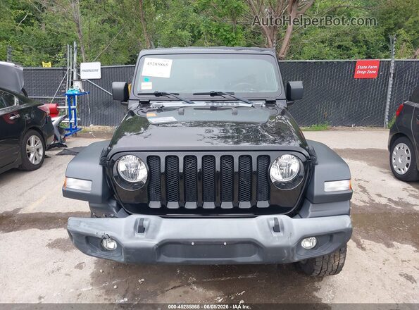 1C4GJXAG3KW536716 2019 JEEP WRANGLER Black Rear interior view