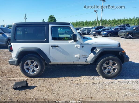 1C4GJXAG4LW209002 2020 JEEP WRANGLER White Widok wnętrza z tyłu