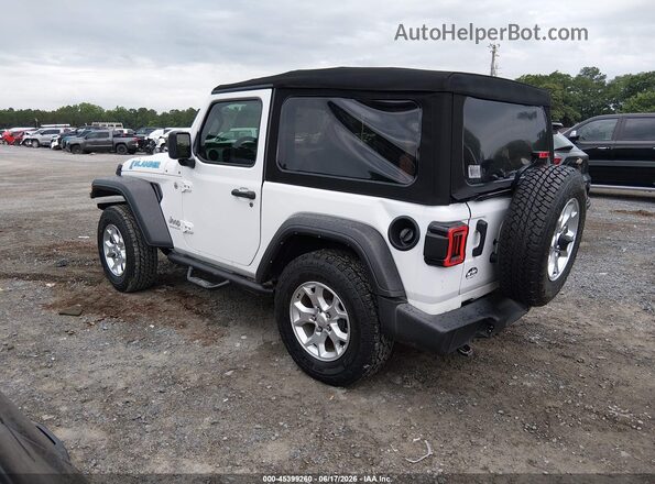 1C4GJXAN9MW697671 2021 JEEP WRANGLER White Trasero izquierdo
