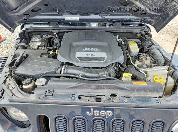 1C4HJWDG2HL655264 2017 JEEP WRANGLER Black ძრავის განყოფილების ხედი