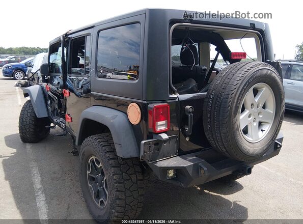 1C4HJWDG4HL671465 2017 JEEP WRANGLER UNLIMITED Black Tył lewy
