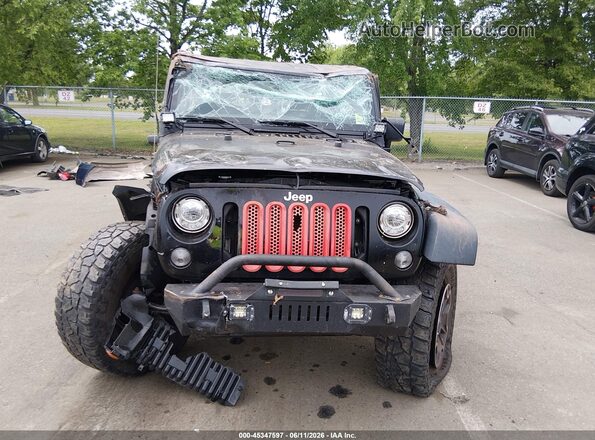 1C4HJWDG4HL671465 2017 JEEP WRANGLER UNLIMITED Black Widok z przodu