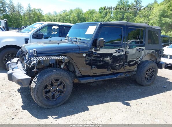 1C4HJWDG8JL867107 2018 JEEP WRANGLER Черный Передняя левая четверть