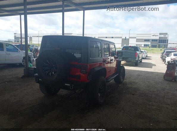 1C4HJWDG9GL278382 2016 JEEP WRANGLER UNLIMITED Red Rear right