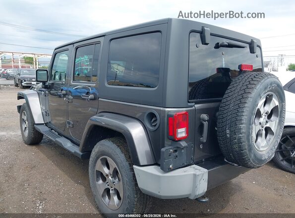 1C4HJWEG3JL801899 2018 JEEP WRANGLER Серый Задняя левая четверть