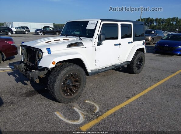 1C4HJWEG7GL167733 2016 JEEP WRANGLER UNLIMITED White წინა მარცხენა ხედი სამი მეოთხედიდან