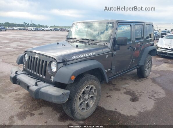 1C4HJWFG7JL915760 2018 JEEP WRANGLER Gray Przód lewy