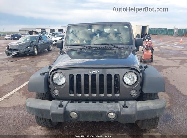 1C4HJWFG7JL915760 2018 JEEP WRANGLER Gray Widok zestawu wskaźników