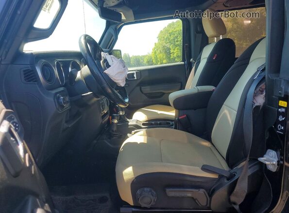 1C4HJXAG2MW659737 2021 JEEP WRANGLER Black Widok wnętrza z przodu