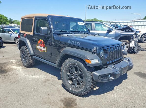 1C4HJXAG2MW659737 2021 JEEP WRANGLER Black Przód prawy