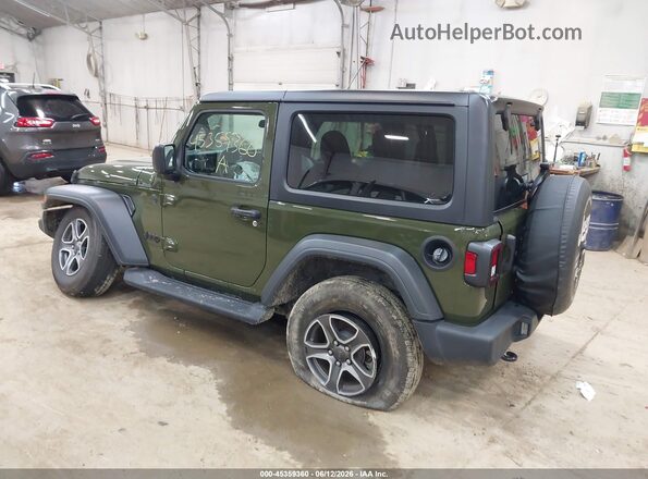 1C4HJXAG2PW602555 2023 JEEP WRANGLER Green Tył lewy