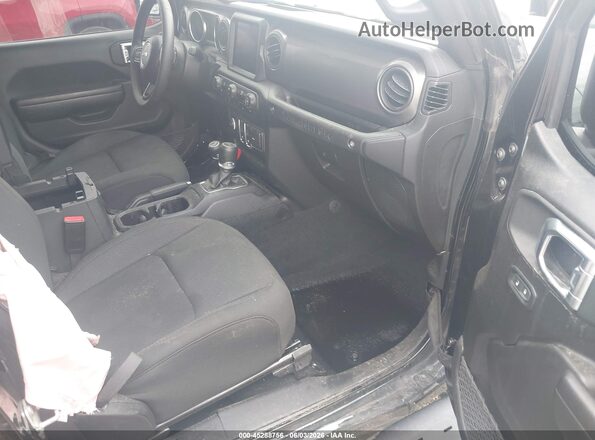 1C4HJXAG5PW688346 2023 JEEP WRANGLER Черный Вид салона спереди