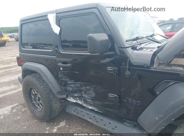 1C4HJXAG5PW688346 2023 JEEP WRANGLER Черный Вид спереди