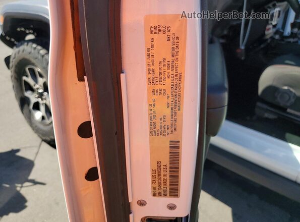 1C4HJXCG2MW559375 2021 JEEP WRANGLER White Вид наклейки з VIN-кодом