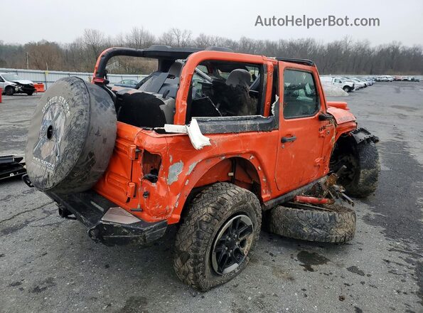 1C4HJXCG3JW261042 2018 JEEP WRANGLER Orange Tył prawy
