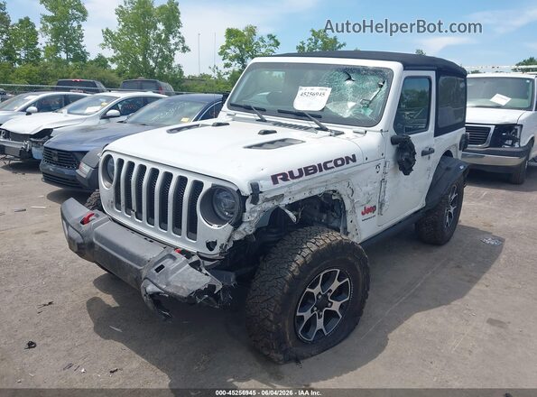 1C4HJXCN8MW776444 2021 JEEP WRANGLER White წინა მარცხენა ხედი სამი მეოთხედიდან