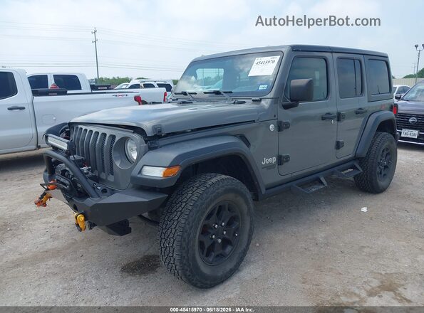 1C4HJXDG2JW196358 2018 JEEP WRANGLER UNLIMITED Silver Передня ліва чверть