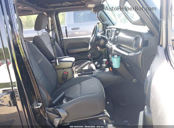 1C4HJXDG2KW507997 2019 JEEP WRANGLER UNLIMITED Черный Вид салона спереди