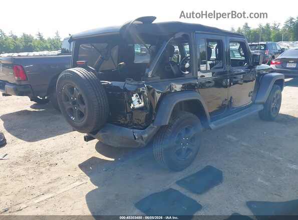 1C4HJXDG2KW507997 2019 JEEP WRANGLER UNLIMITED Черный Задняя правая четверть
