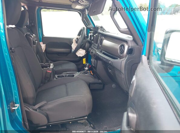 1C4HJXDG2LW110582 2020 JEEP WRANGLER UNLIMITED Blue Вид салону спереду
