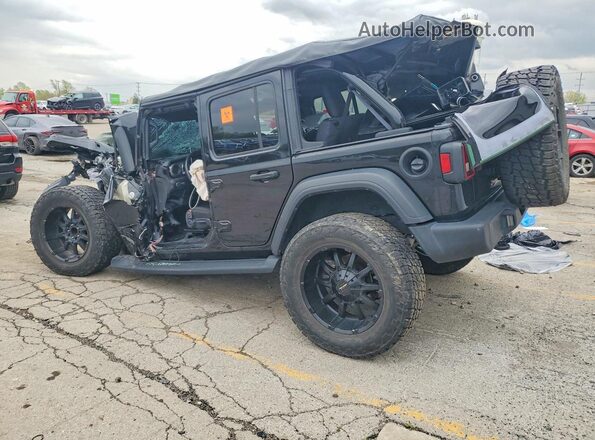 1C4HJXDG2MW775290 2021 JEEP WRANGLER Black Tył lewy