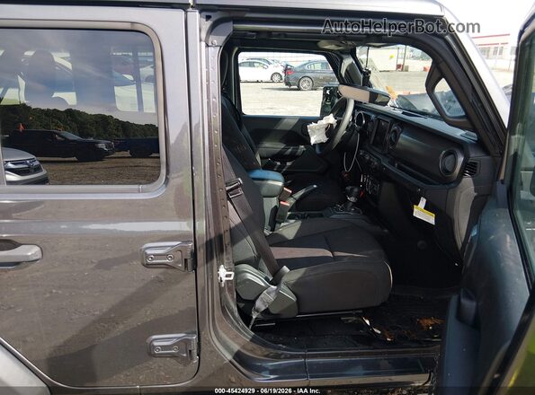 1C4HJXDG2PW593125 2023 JEEP WRANGLER Gray Widok wnętrza z przodu