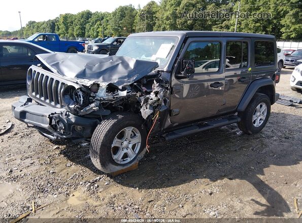 1C4HJXDG2PW593125 2023 JEEP WRANGLER Gray Przód lewy
