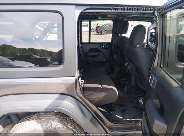 1C4HJXDG2PW593125 2023 JEEP WRANGLER Gray Widok naklejki z numerem VIN