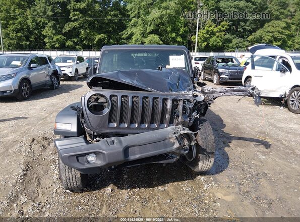 1C4HJXDG2PW593125 2023 JEEP WRANGLER Gray Widok wnętrza z tyłu