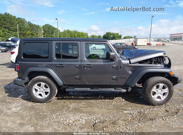 1C4HJXDG2PW593125 2023 JEEP WRANGLER Gray Widok wnętrza 360 stopni