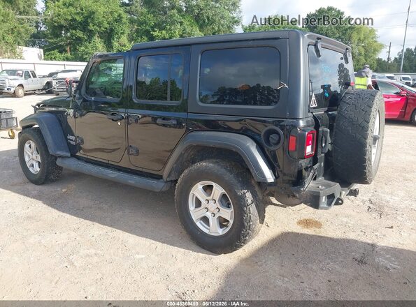 1C4HJXDG3KW551314 2019 JEEP WRANGLER UNLIMITED Black Задня ліва чверть