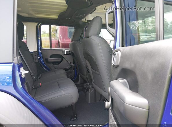 1C4HJXDG4JW258441 2018 JEEP WRANGLER UNLIMITED Blue Vista de la etiqueta del VIN