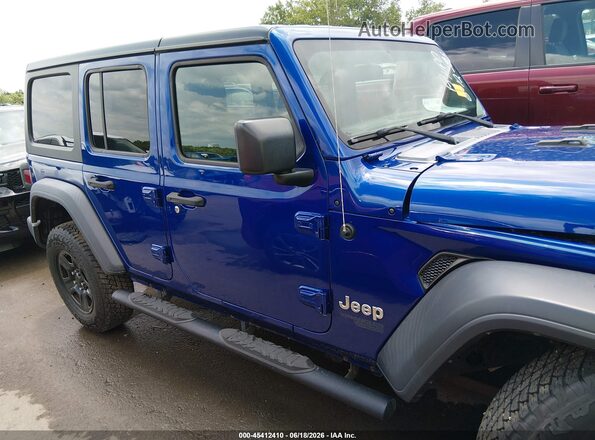 1C4HJXDG4JW258441 2018 JEEP WRANGLER UNLIMITED Blue Vista interior trasera