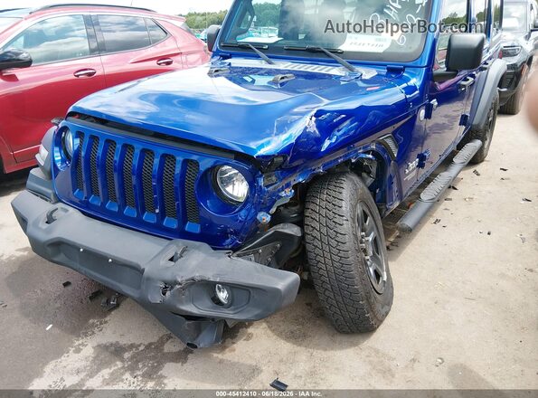 1C4HJXDG4JW258441 2018 JEEP WRANGLER UNLIMITED Blue Vista frontal