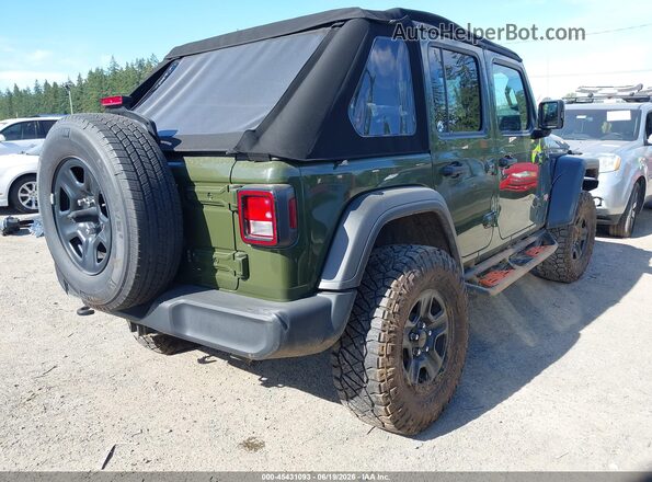 1C4HJXDG4MW514517 2021 JEEP WRANGLER UNLIMITED Green Հետևի աջ