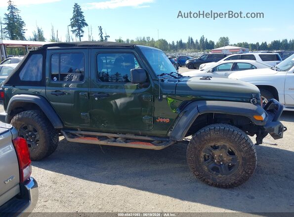 1C4HJXDG4MW514517 2021 JEEP WRANGLER UNLIMITED Green Սալոնի հետևի տեսք
