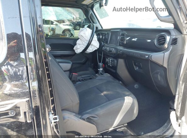 1C4HJXDG4MW664529 2021 JEEP WRANGLER UNLIMITED Черный Вид салона спереди