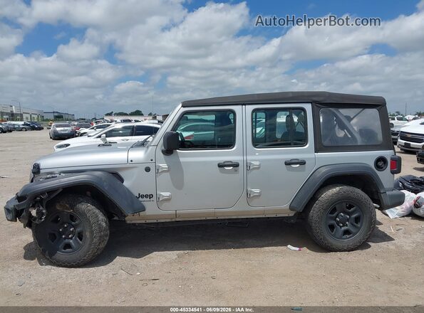 1C4HJXDG4PW659674 2023 JEEP WRANGLER Silver Vista interior de 360 grados