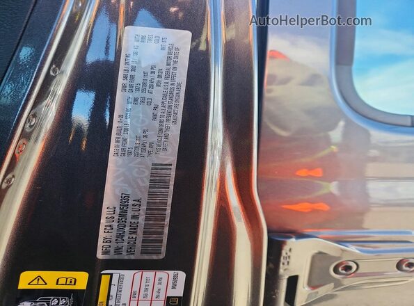 1C4HJXDG5MW509357 2021 JEEP WRANGLER Black VIN კოდის სტიკერის ხედი