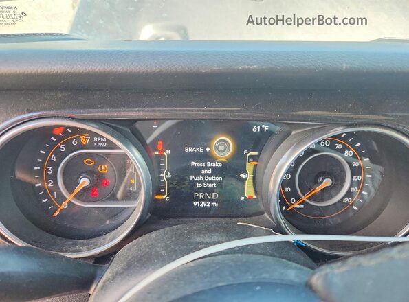 1C4HJXDG5MW509357 2021 JEEP WRANGLER Black ხელსაწყოთა პანელის ხედი