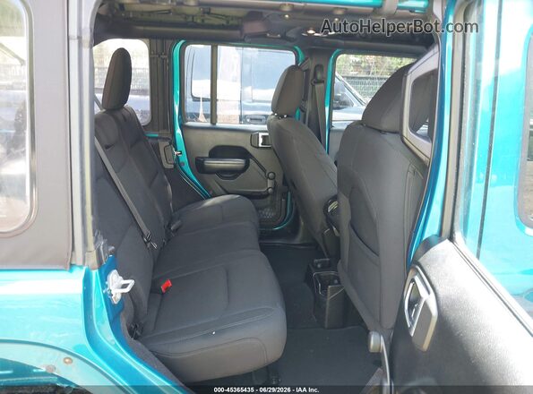1C4HJXDG6KW690840 2019 JEEP WRANGLER UNLIMITED Turquoise Vista de la etiqueta del VIN