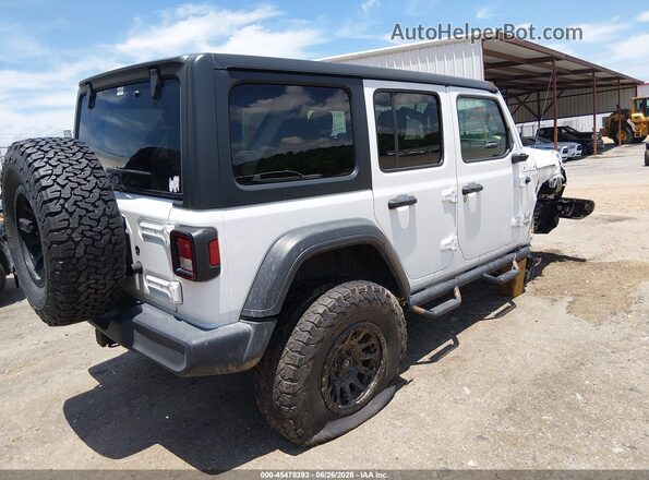 1C4HJXDG6LW102176 2020 JEEP WRANGLER UNLIMITED White Trasero derecho