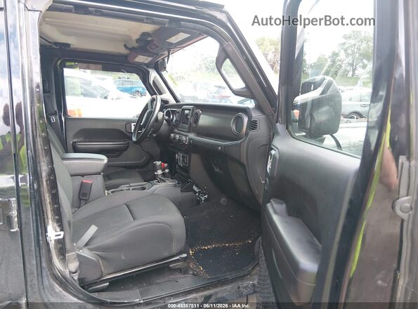 1C4HJXDG6LW229252 2020 JEEP WRANGLER UNLIMITED Черный Вид салона спереди